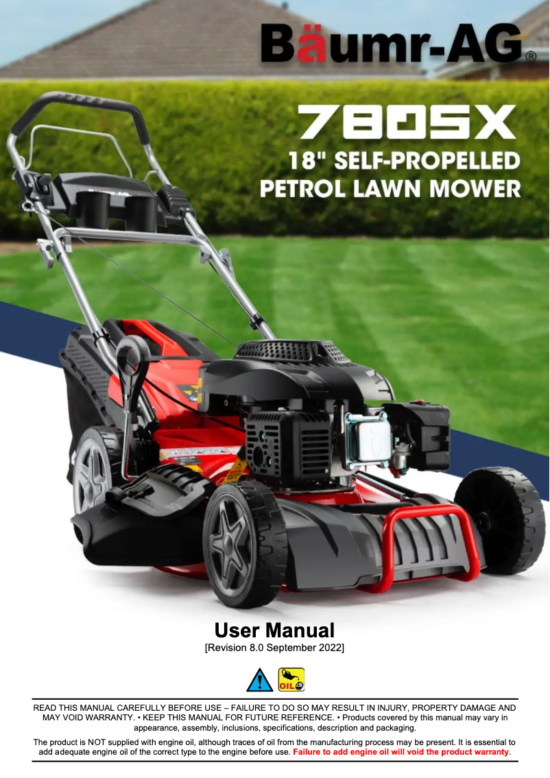 Página 1 del manual Manual de usuario Baumr-AG 780SX