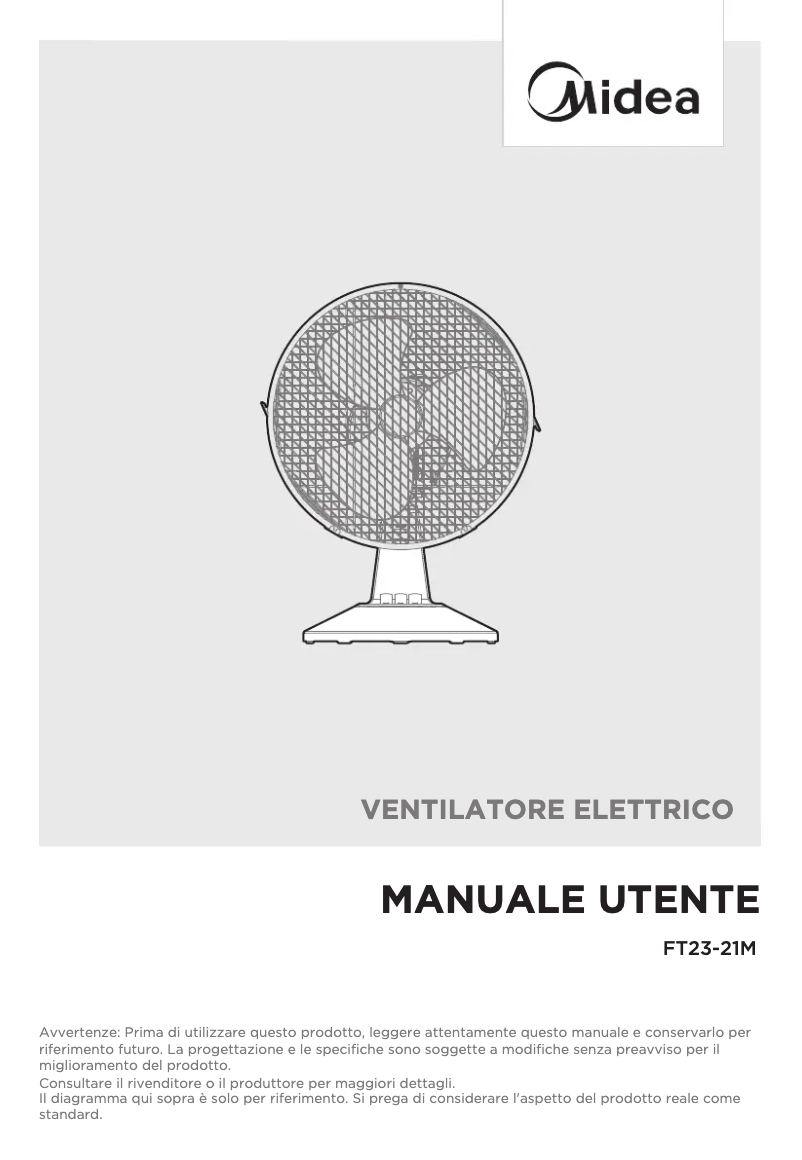 Image de la première page du manuel de l'appareil FT23-21M