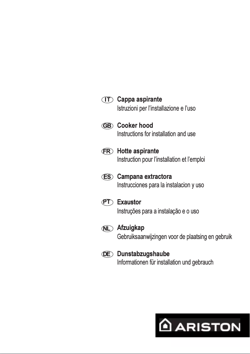 Page 1 de la notice Manuel utilisateur Ariston Thermo SL19.1P
