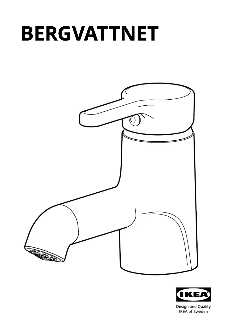 Page 1 de la notice Manuel utilisateur Ikea SALJEN 403.854.92