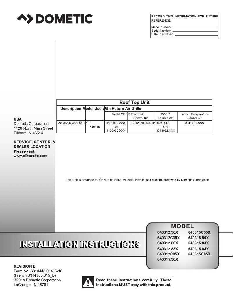 Image de la première page du manuel de l'appareil Penguin II 13.5K