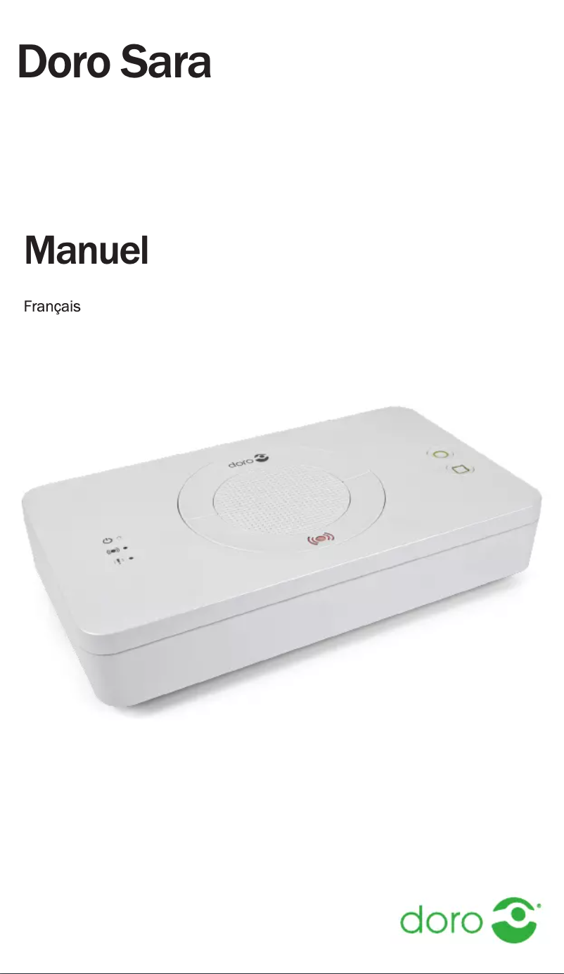 Page 1 de la notice Manuel utilisateur Doro Sara