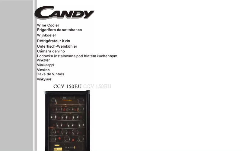 Image de la première page du manuel de l'appareil CCV 150 E