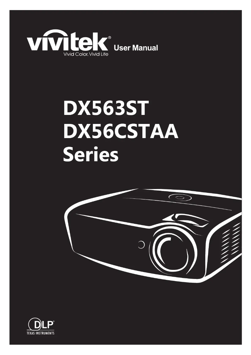 Image de la première page du manuel de l'appareil DX563ST