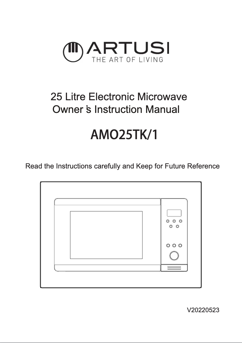 Image de la première page du manuel de l'appareil AMO25COM