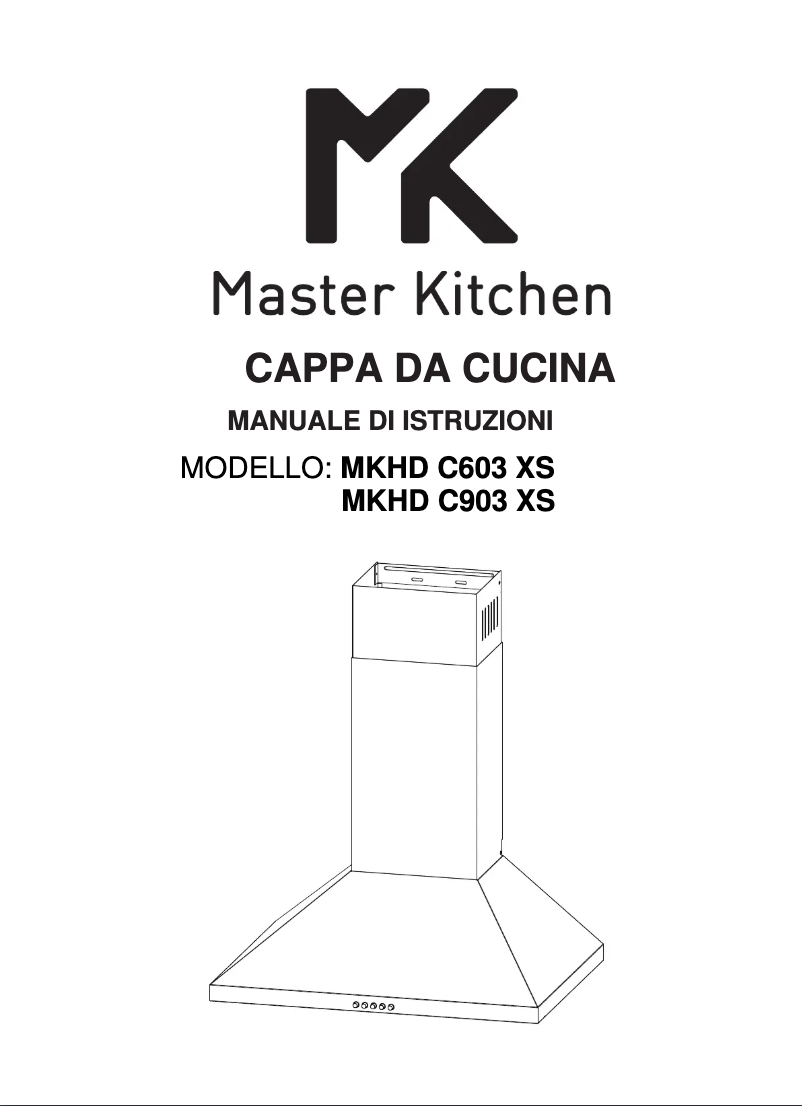 Page n°1 - Manuel utilisateur Master Kitchen MKHD C603 XS