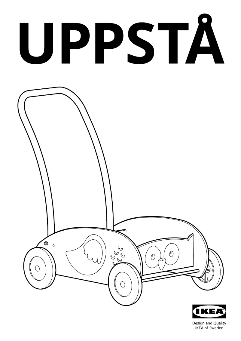 Image de la première page du manuel de l'appareil UPPSTÅ 605.195.65