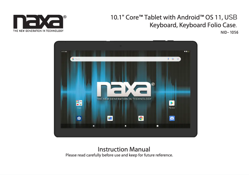 Page 1 de la notice Manuel utilisateur Naxa NID-1056