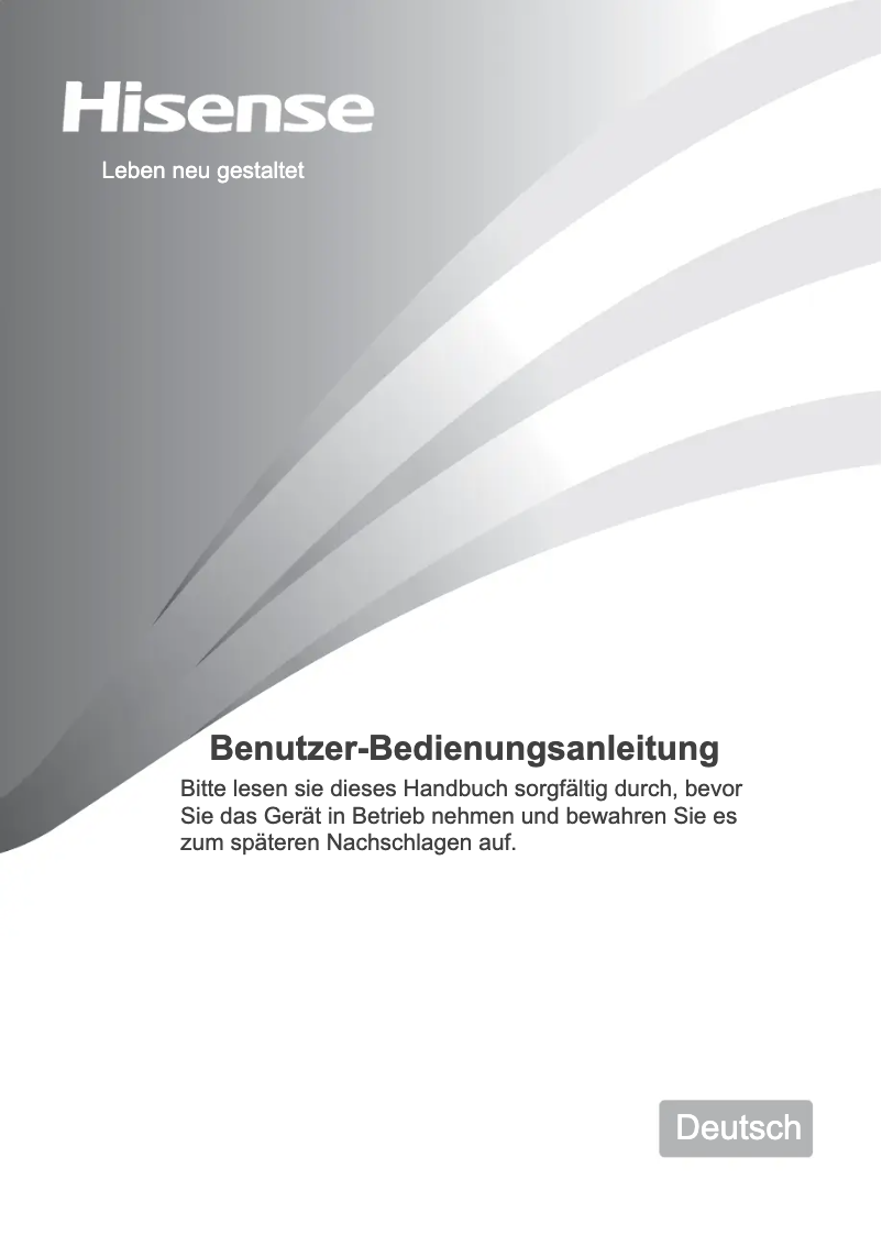 Page 1 de la notice Manuel utilisateur Hisense GSNF 235