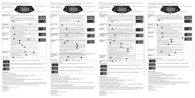 Página 1 del manual Manual de usuario Brabantia Round Matt Steel