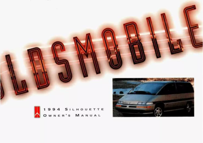 Page n°1 - Manuel utilisateur Oldsmobile Silhouette (1994)