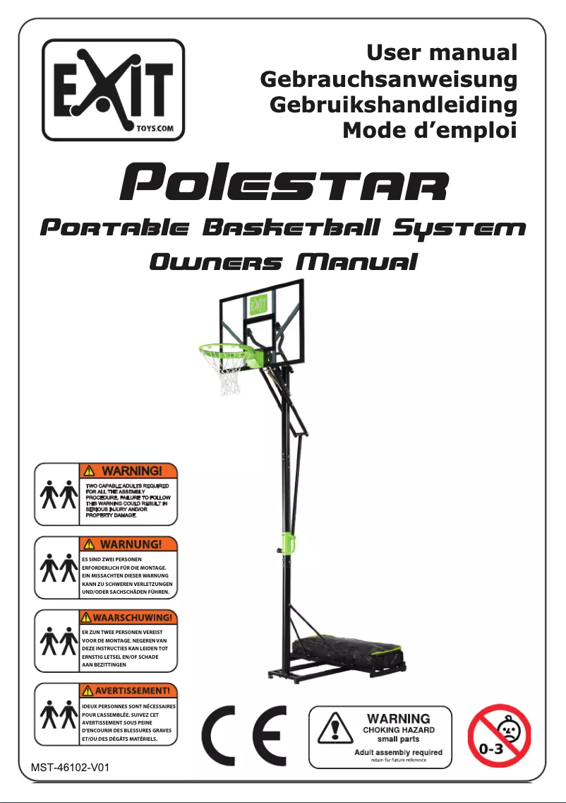 Page 1 de la notice Manuel utilisateur EXIT Polestar