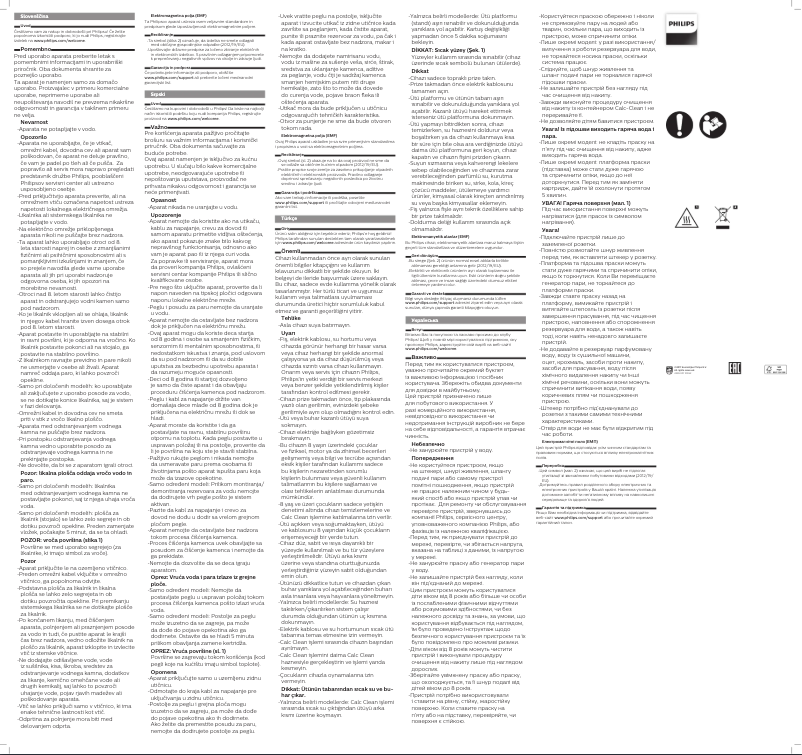 Image de la première page du manuel de l'appareil PerfectCare Compact Essential GC6804