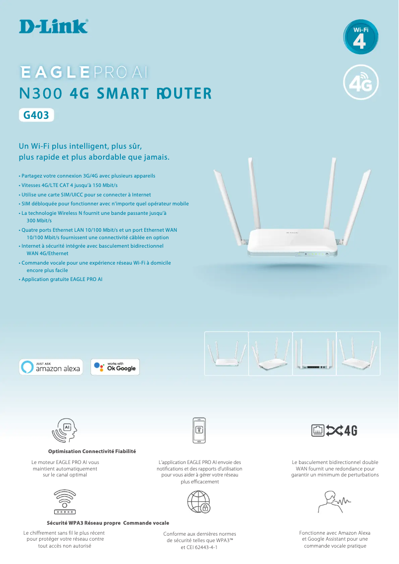 Image de la première page du manuel de l'appareil G403