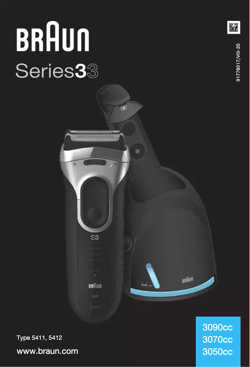 Image de la première page du manuel de l'appareil Series 3 ProSkin 3090cc