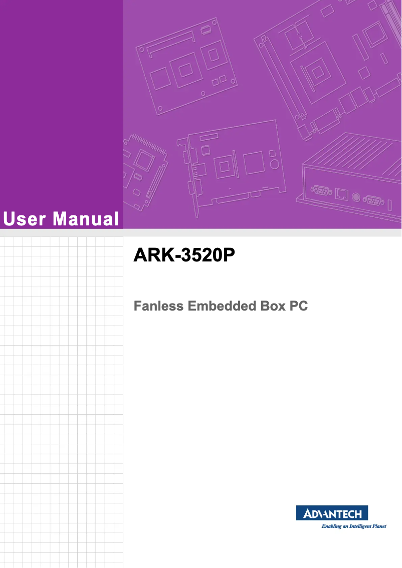 Page n°1 - Manuel utilisateur Advantech ARK-3520P-U7A1E