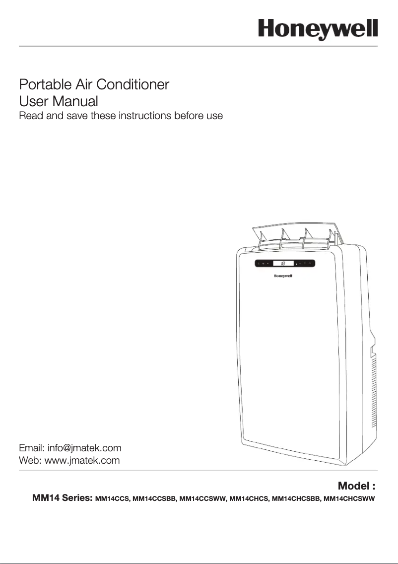 Page 1 de la notice Manuel utilisateur Honeywell MM14CCSWW
