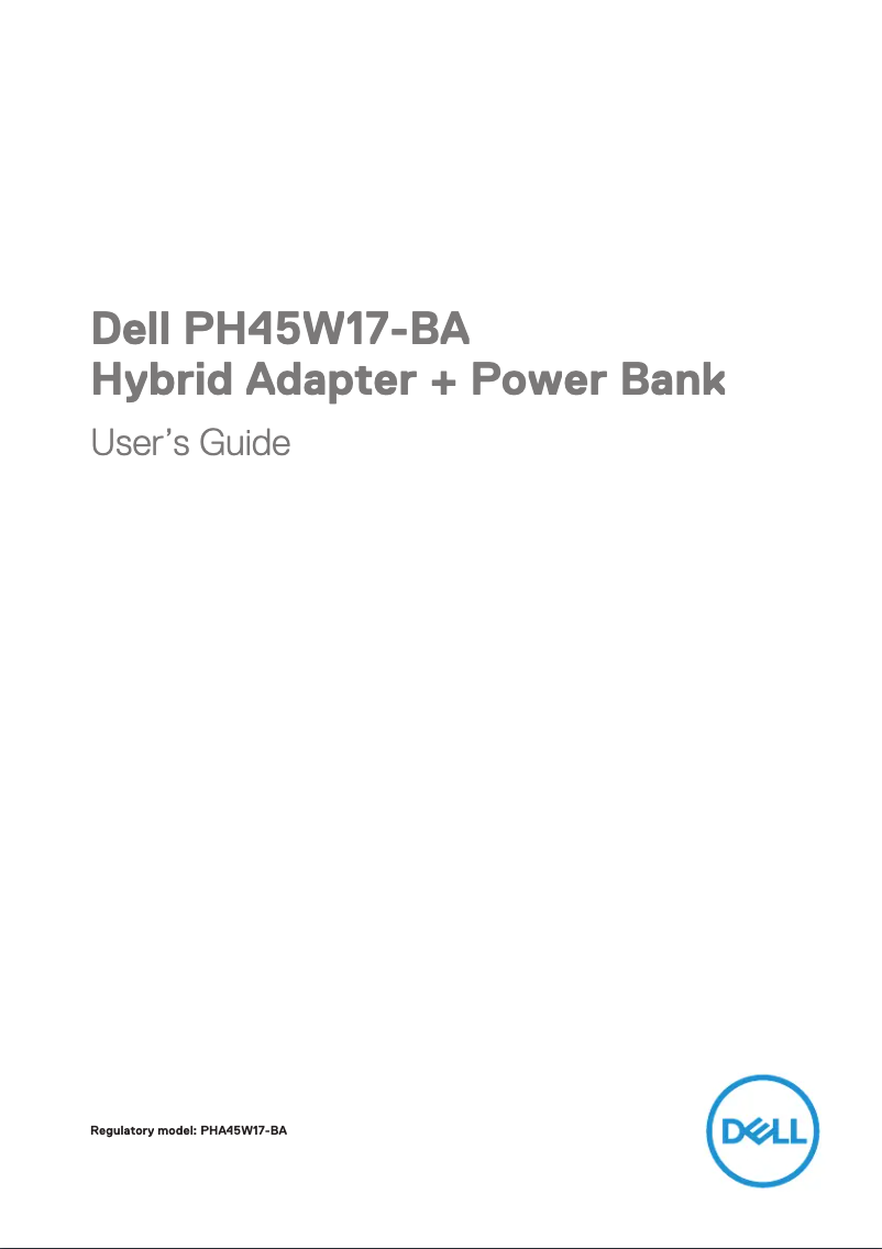 Page 1 de la notice Manuel utilisateur Dell 450-AGHK