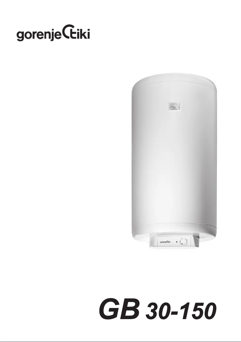 Page n°1 - Manuel utilisateur Gorenje GB120N