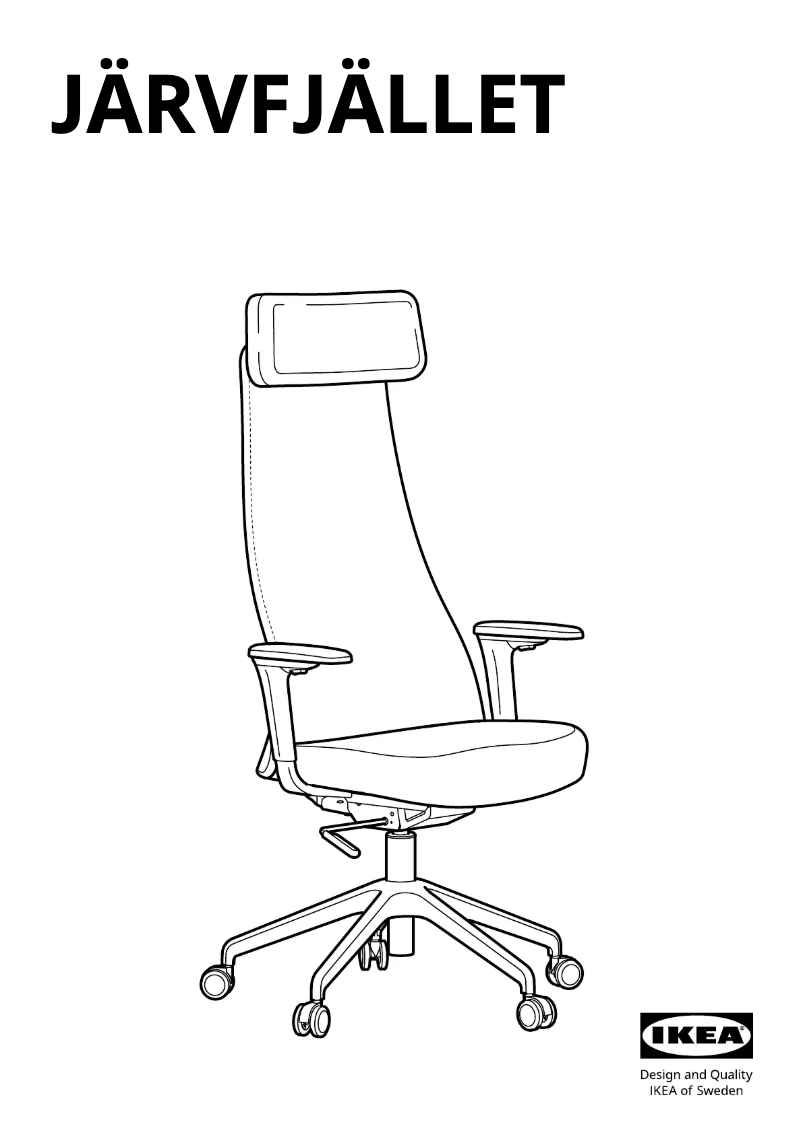 Page 1 de la notice Manuel utilisateur Ikea JÄRVFJÄLLET 005.218.54