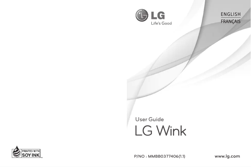 Page n°1 - Manuel utilisateur LG GU297