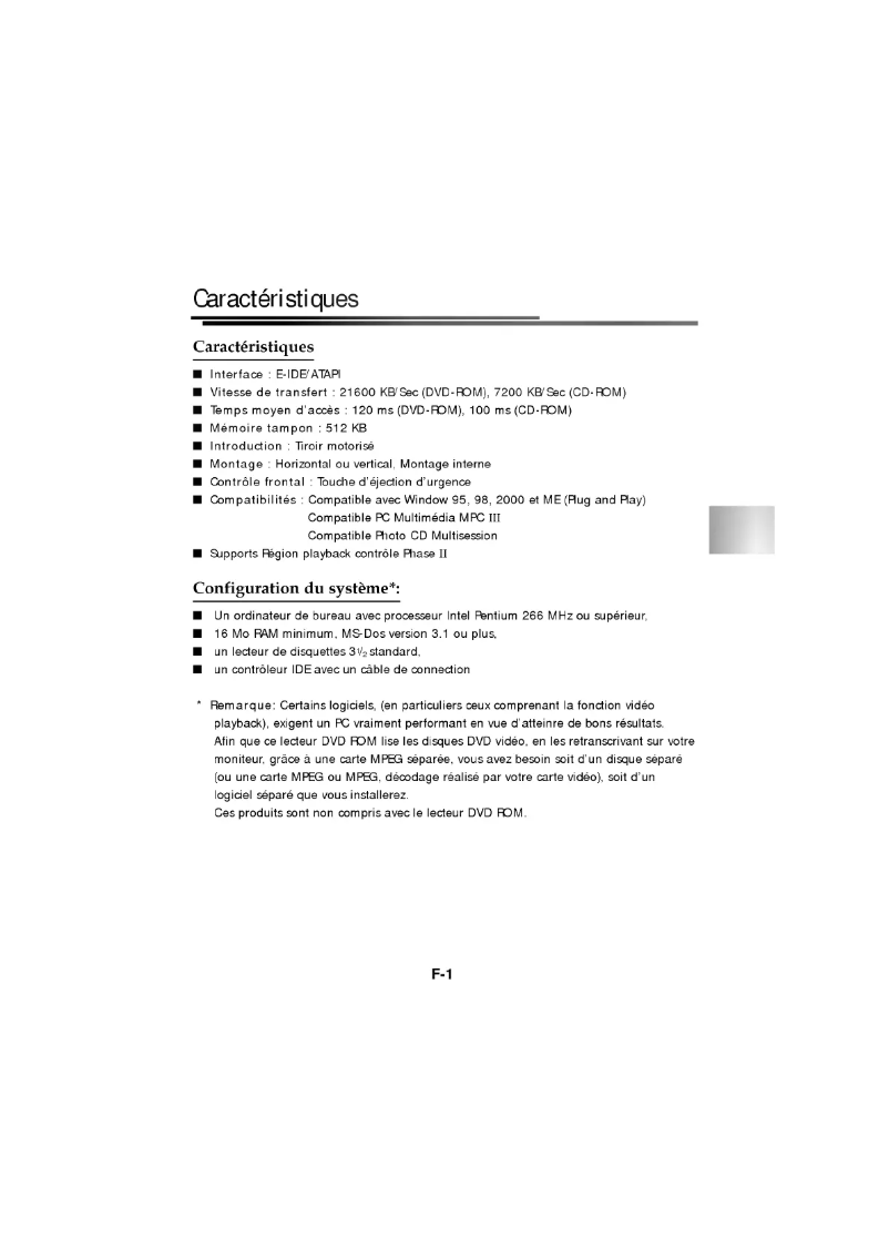 Image de la première page du manuel de l'appareil DRD-8160B