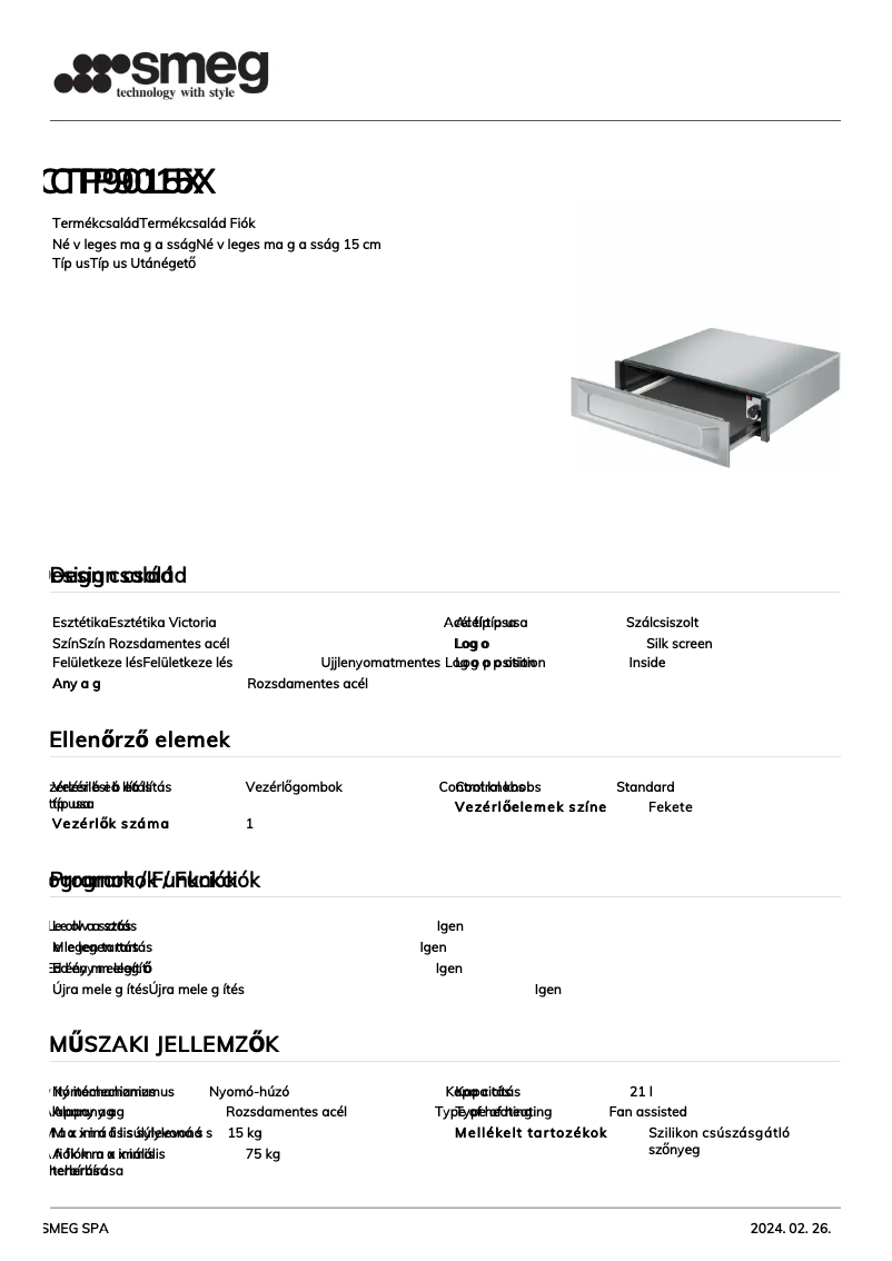 Image de la première page du manuel de l'appareil CTP9015X