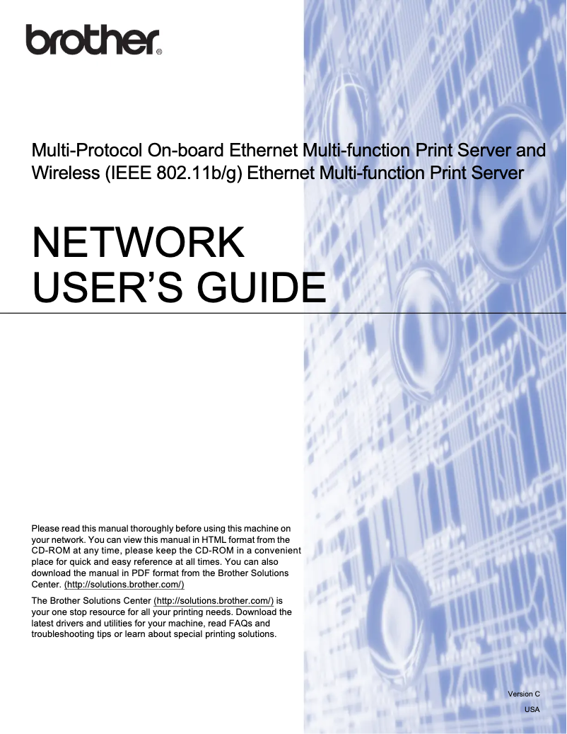 Image de la première page du manuel de l'appareil MFC-8690DW