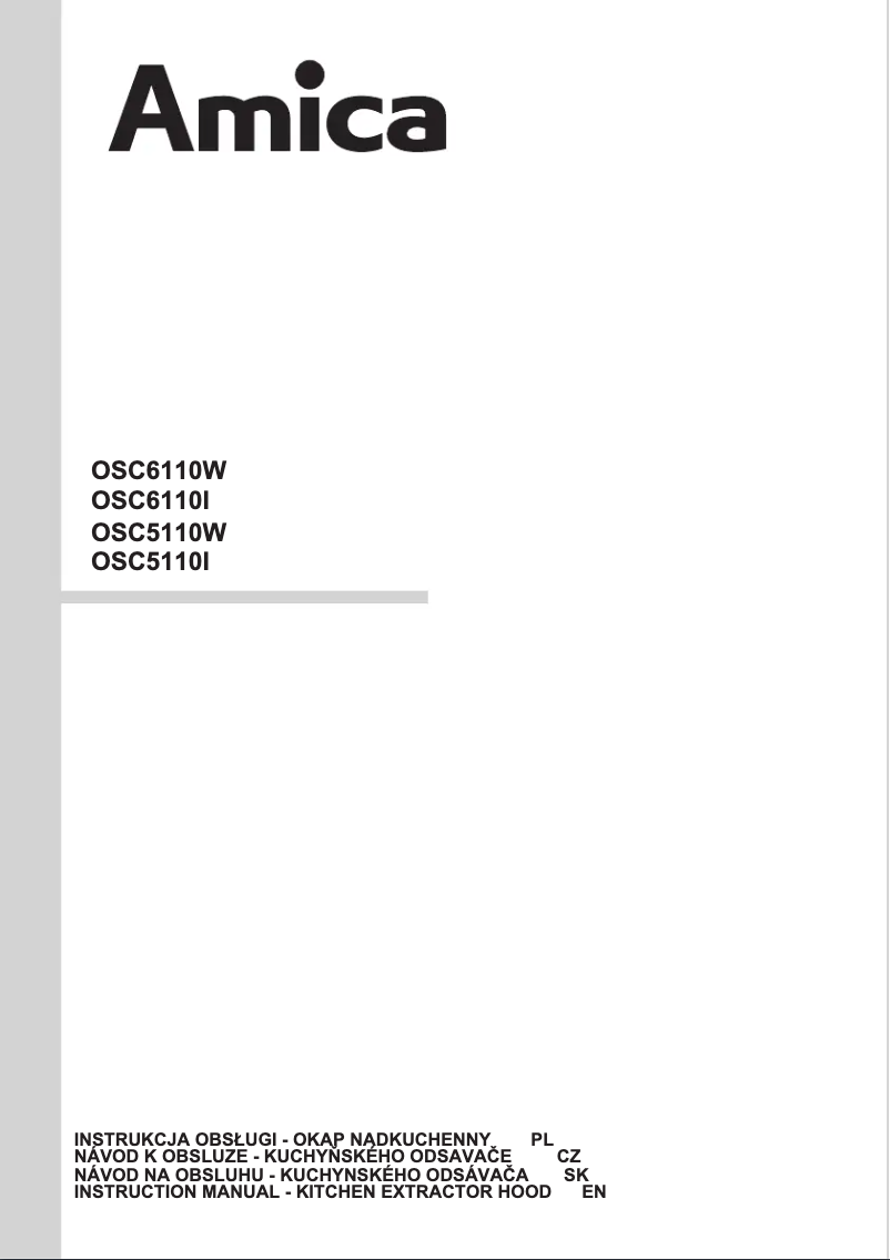 Image de la première page du manuel de l'appareil OSC 6110 I