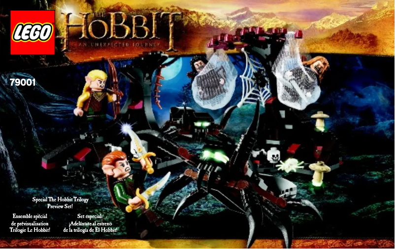 Page 1 de la notice Manuel utilisateur Lego The Hobbit 79001