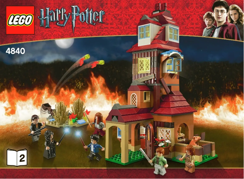 Page 1 de la notice Manuel utilisateur Lego Harry Potter 4840