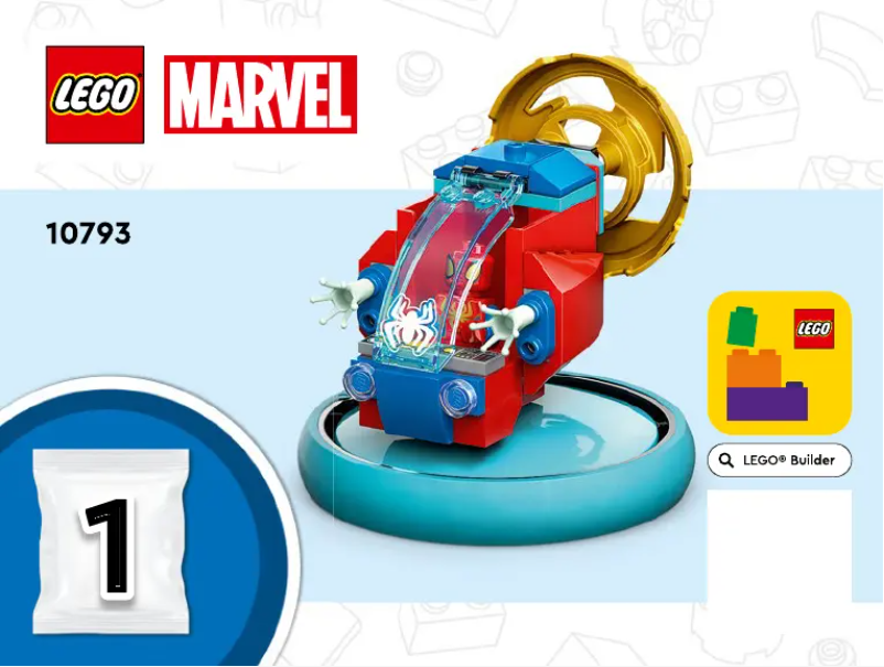 Page 1 de la notice Manuel utilisateur Lego Marvel 10793