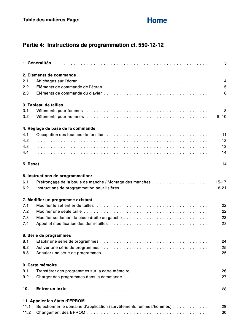 Page n°1 - Guide d'installation Dürkopp Adler 550