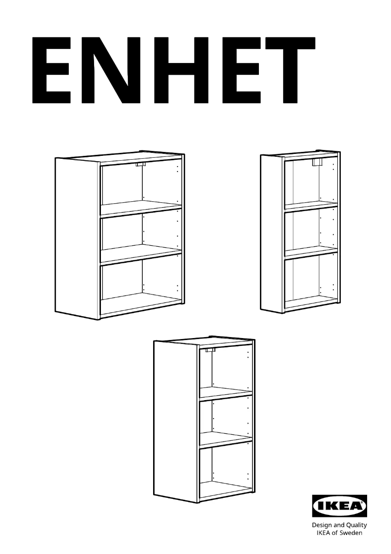 Image de la première page du manuel de l'appareil ENHET 304.406.01