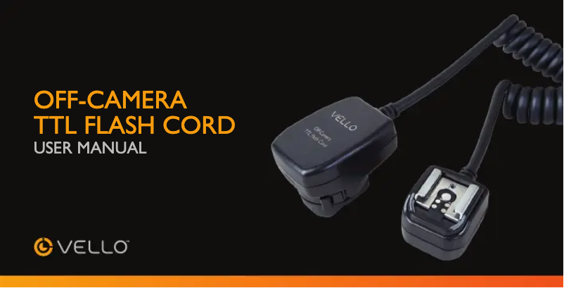 Page 1 of the manual User Manual Vello OCS-OP3II