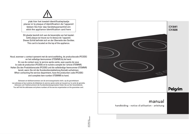 Page n°1 - Manuel utilisateur Pelgrim IIDK641