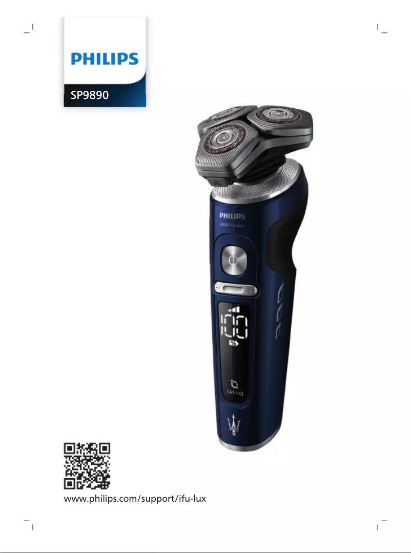 Page n°1 - Manuel utilisateur Philips SP9890