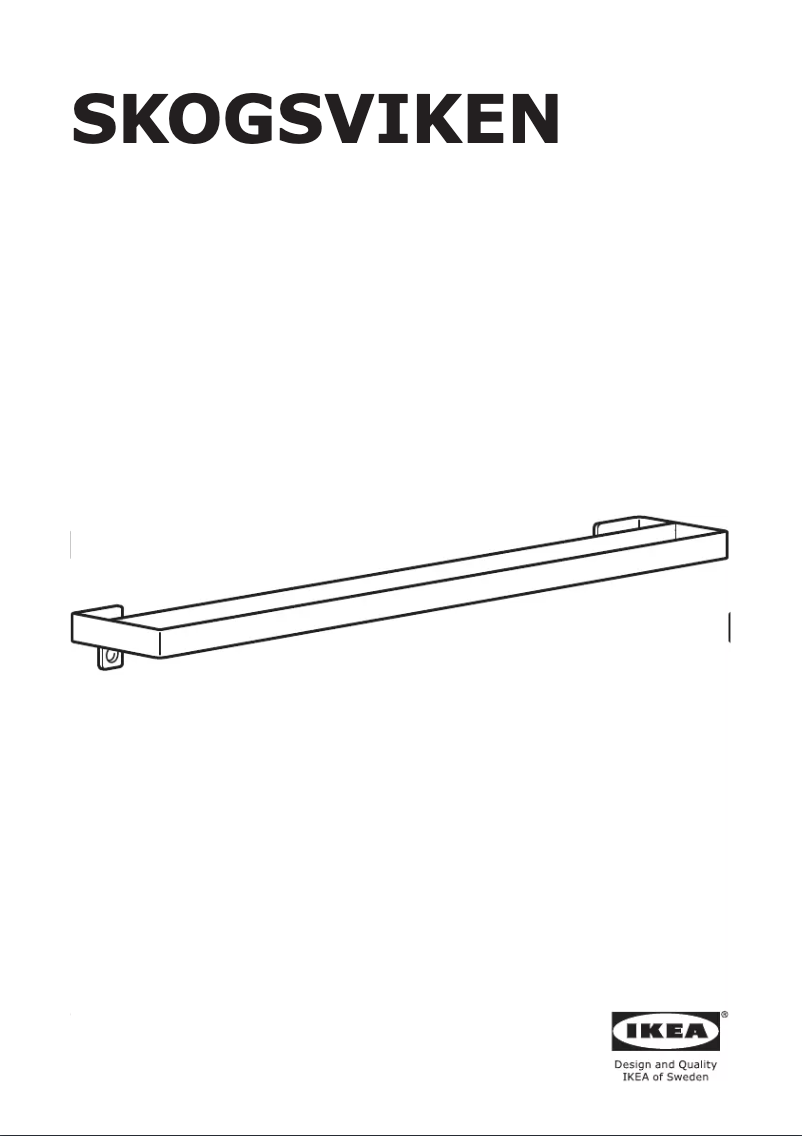 Page 1 de la notice Instructions / montage Ikea HIMLEÅN