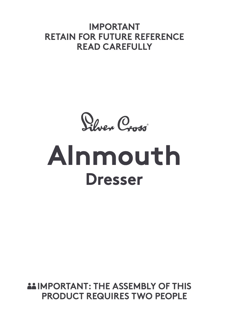 Image de la première page du manuel de l'appareil Alnmouth Dresser