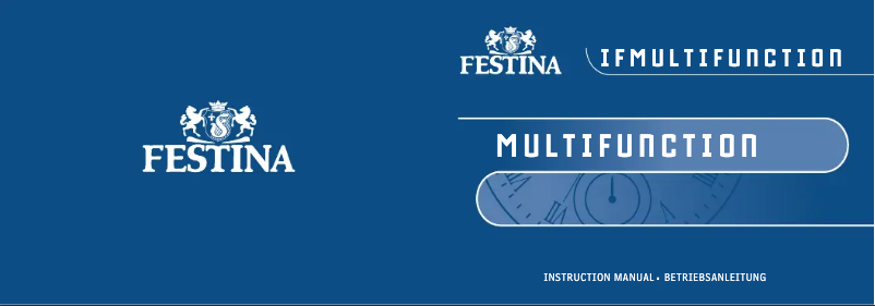 Page 1 de la notice Manuel utilisateur Festina Retro F16823