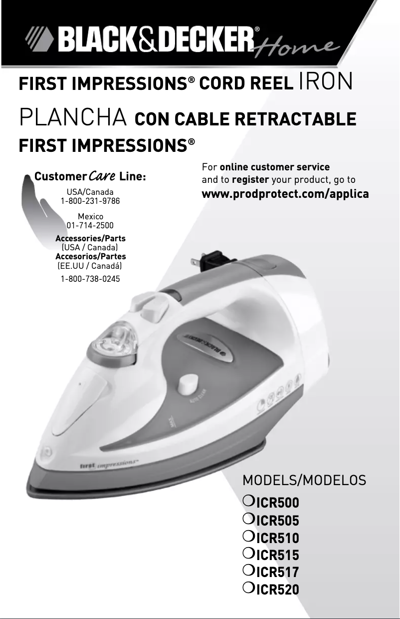Page 1 de la notice Manuel utilisateur Applica ICR505