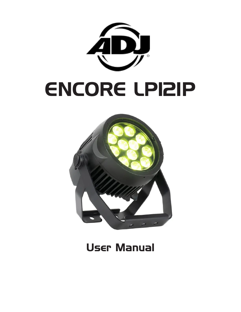 Image de la première page du manuel de l'appareil Encore LP12IP