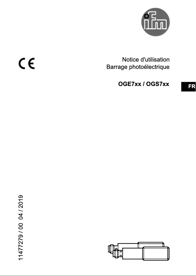 Image de la première page du manuel de l'appareil OGE703