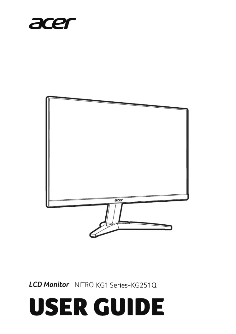 Imagen de la primera página del manual del dispositivo KG251QS