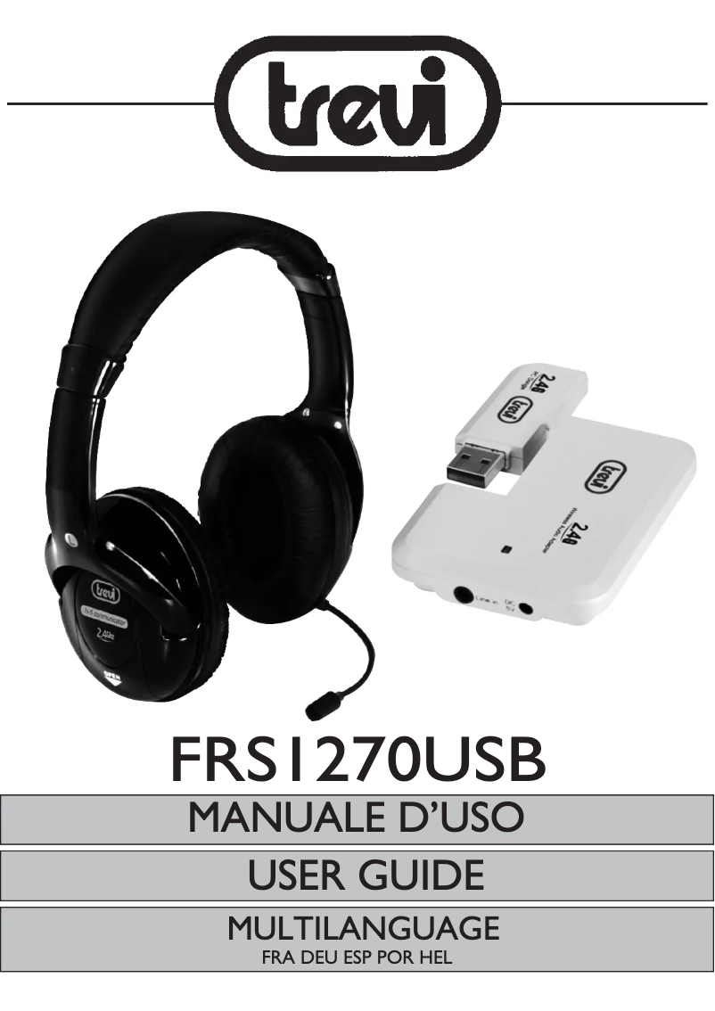 Page 1 de la notice Manuel utilisateur Trevi FRS 1270 USB