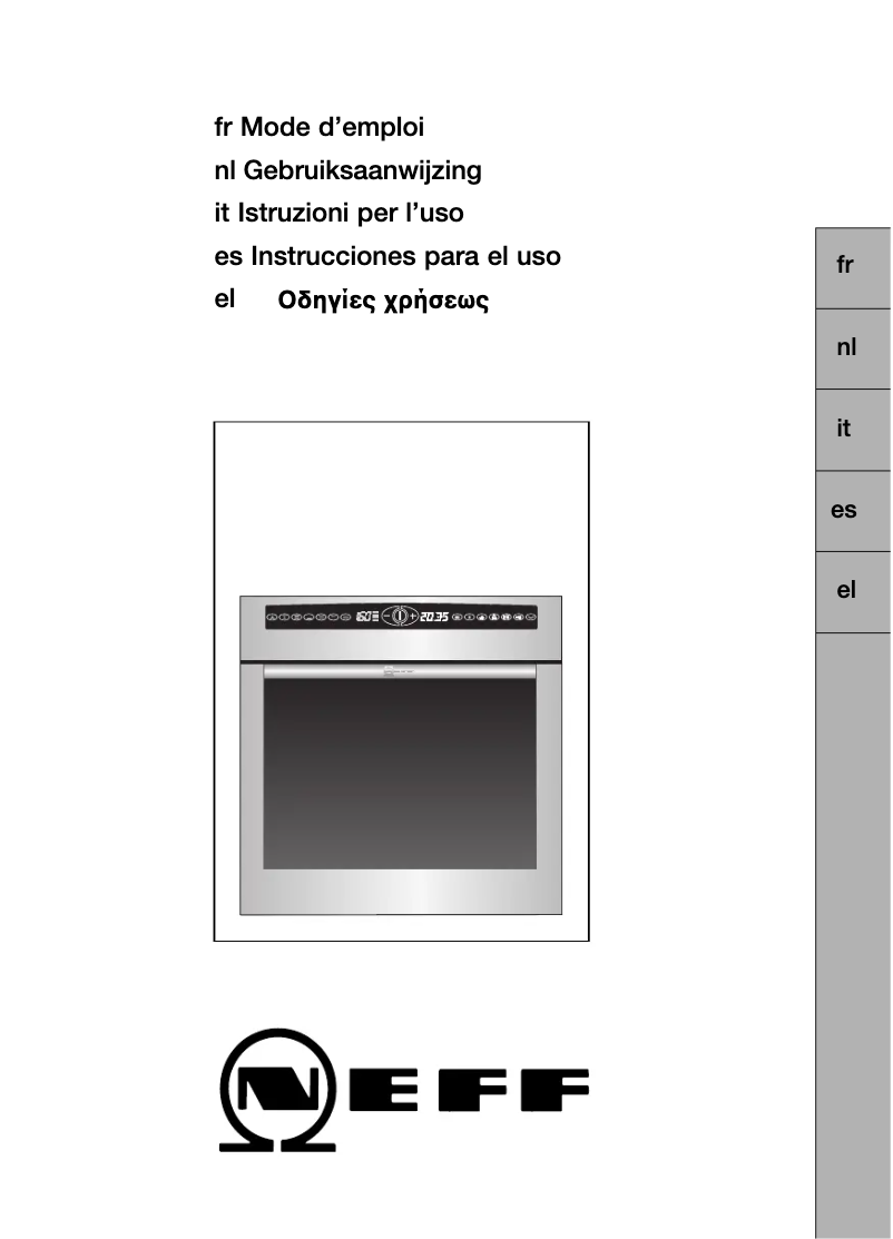 Page n°1 - Manuel utilisateur Neff B1891