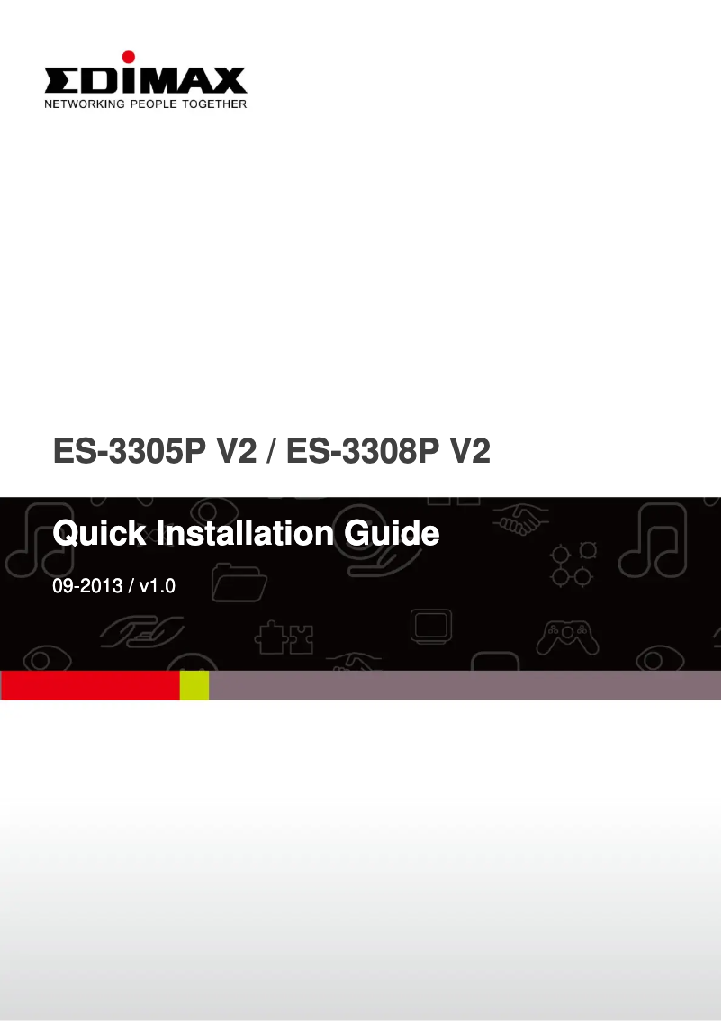 Page n°1 - Manuel utilisateur Edimax ES-3308P V2