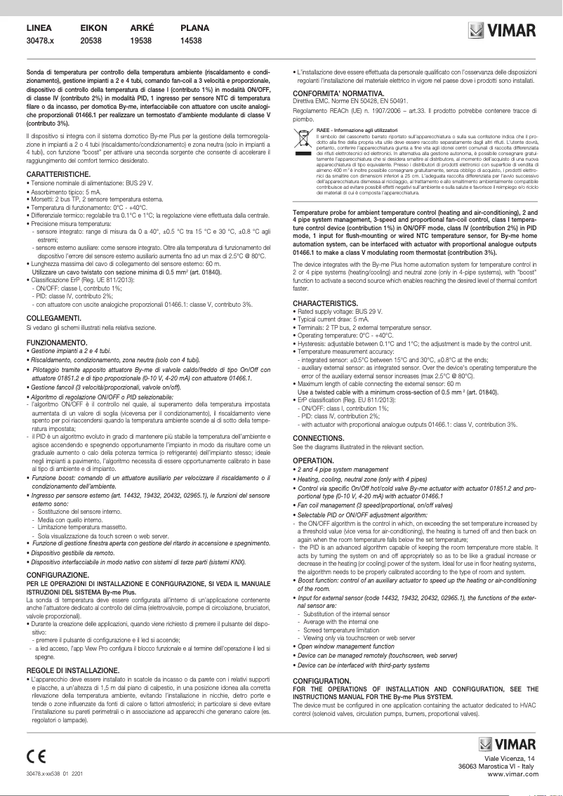 Image de la première page du manuel de l'appareil 30478.G