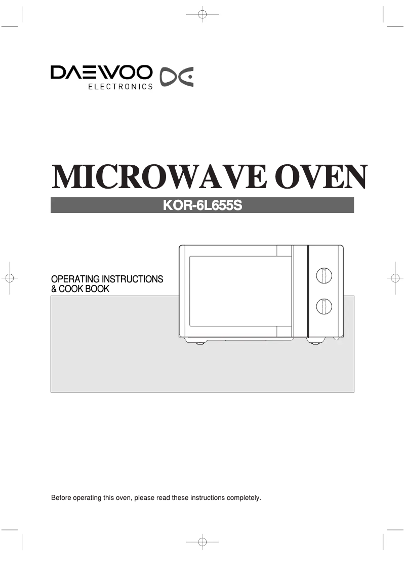Image de la première page du manuel de l'appareil KOR-6L65SL