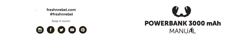 Página 1 del manual Manual de usuario Fresh 'n Rebel 2PB1000CU